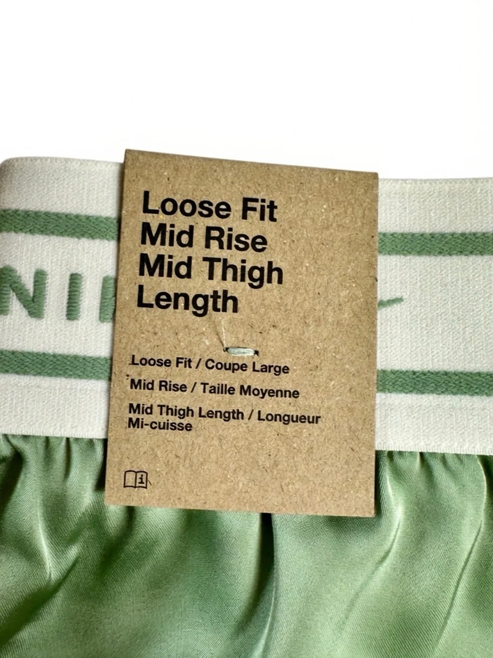 Nike Sportswear Women’s Satin Shorts | Medium | NWT | Steam/Sail